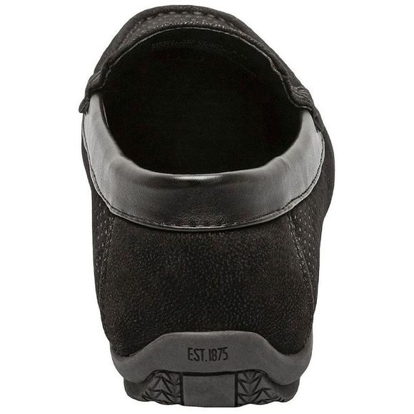 Stacy Adams Mens Corby Black Casual Comfy Flat Moccasins Shoes NWT - Picture 3 of 3